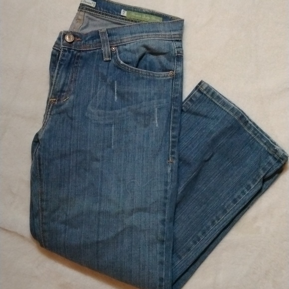 Cello Women's Distressed Bling Blue Denim Jeans  Size 7 Spring Casual Fall - Picture 2 of 11